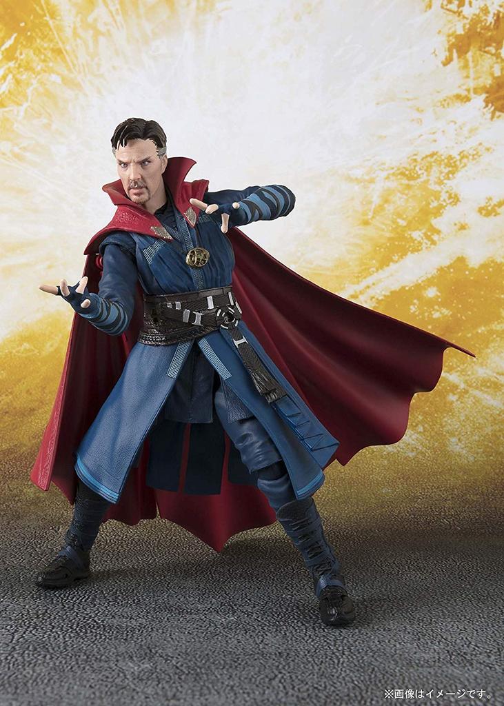 TAMASHII NATIONS Avengers Doctor Strange 145mm malovaná pohyblivá figurka SHFiguarts (Avengers/Infinity War) Cca. PVC/ABS