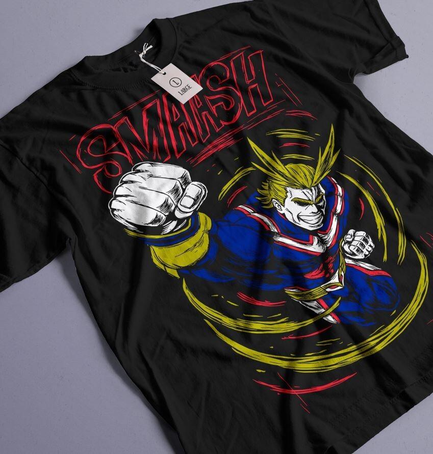 All Might T-shirt Plus Ultra Boku No Hero Academia Anime Black Shirt All Shirt