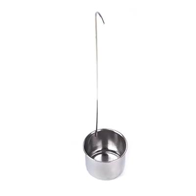Wine Ladle Stainless Steel 3.5oz Capacity Long Handle Wine Measuring Spoon with Hook for Kitchen