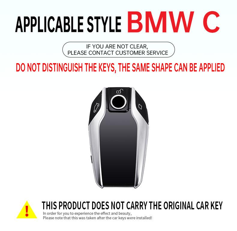 Zinc Alloy Car Key Case Cover Shell Fob For BMW G05 X5 G30 G12 G11 G32 G31 5 7 Series I8 I12 I15 G01 X3 G02 G07 Car Accessories