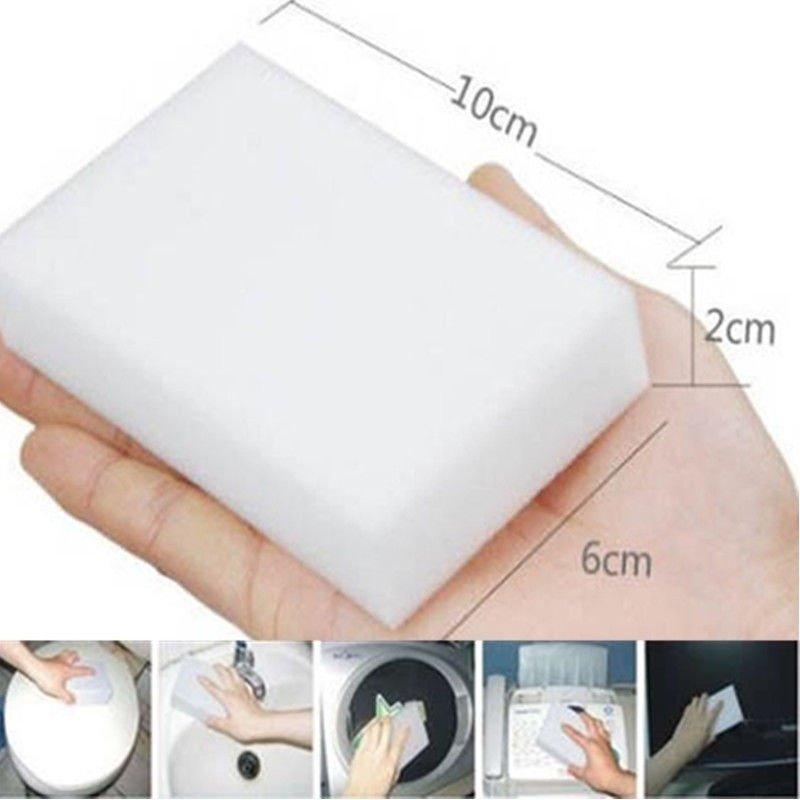 20Pcs White Premium Nano Cleaning Sponge High Performance Decontamination Sponge for Kitchenware Car Glass Furniture