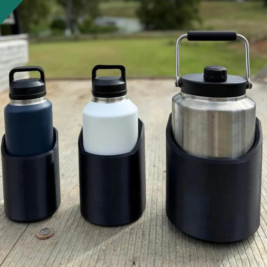 Magnetic Bottle Holder 3D Printed Heavy RV Forklifts Bus Lawnmower Fridge Tractor Yacht Truck 46/50/64