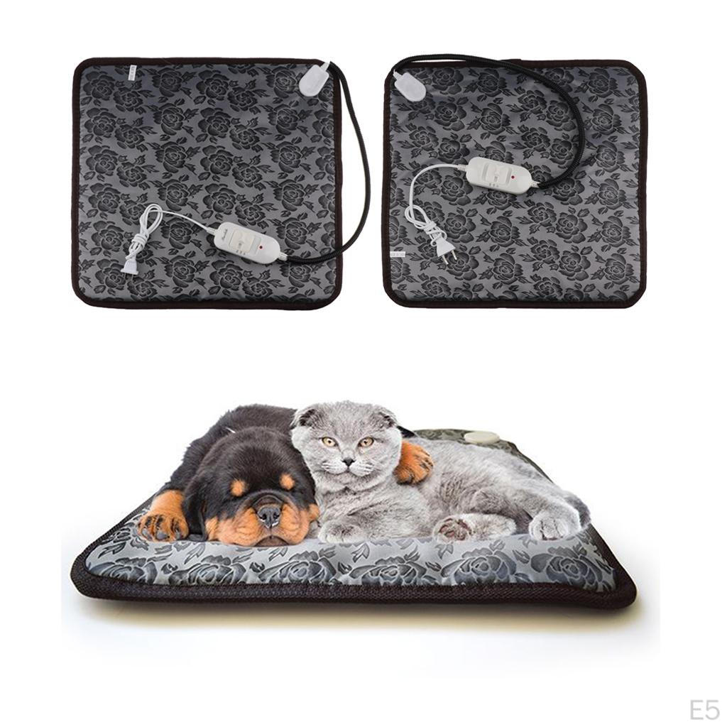 Pet Heating Pad Heated Dog Beds Warmer - Cat Electric Heat Pad, Mat, Soft Removable Cover