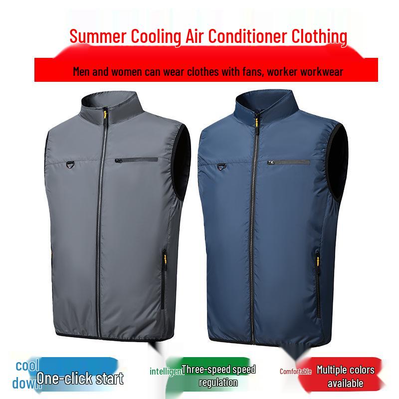 Summer Cooling Air-Conditioned Vest with Fan for Outdoor Heatstroke Prevention