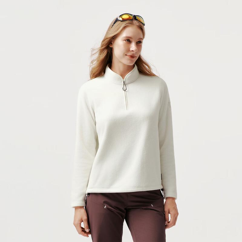 TANBOER Women's Stretch Thermal Fleece Mock Neck Top