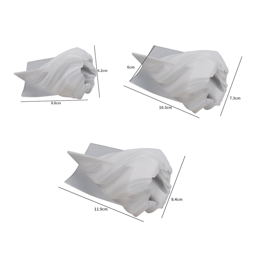 Roman Pillar Swirl Silicone Candle Mold DIY Taper Scented Candles Abstract Art Crafts Making Plaster Resin Molds Home Decor