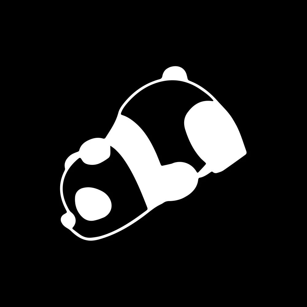 Funny Cute Panda Sticker Car Body Side Decor Decal Motorcycle Vinyl Waterproof Decoration Cover Auto DIY Para Tuning Accessories
