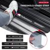 4Pcs/set Car  Threshold Strip Door Sill Protectio Sticker For BMW M E46 E90 E60 F30 F10 E39 E36 F20 G30 G20 E87 E92 E91 E30