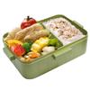 Skater Ag+ Silver Ion 4-Point Lock Lunch Box 650ml Retro French Green YZFL7AG