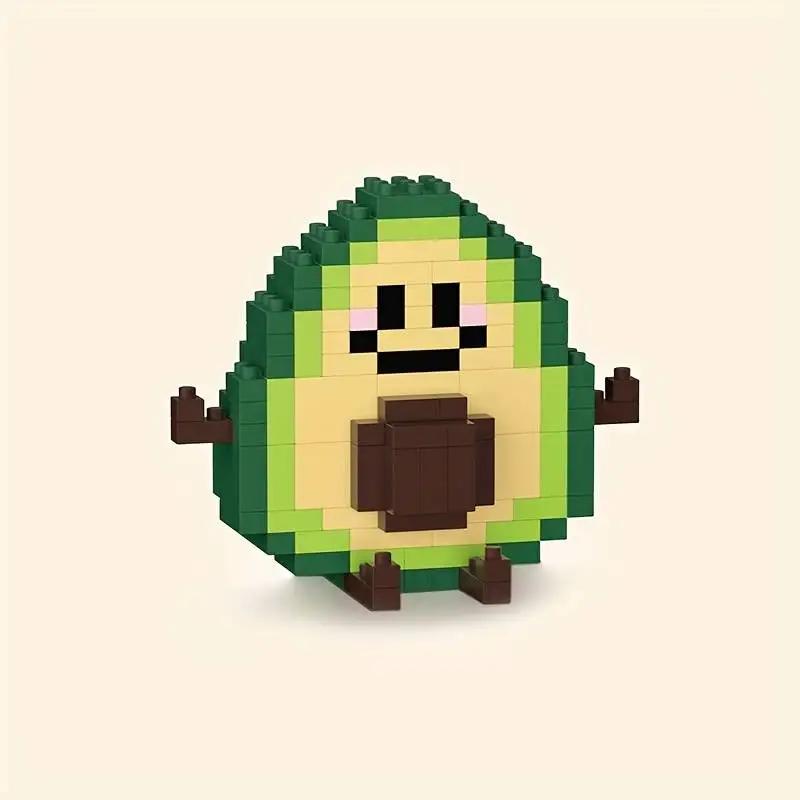 

Мини Мультяшные Фигурки Еды Строительные Блоки Гамбургер Швейцарский Рулет Собранная Модель Авокадо Кирпичики Сэндвич Пазл Детские Игрушки Подарки для Девочек