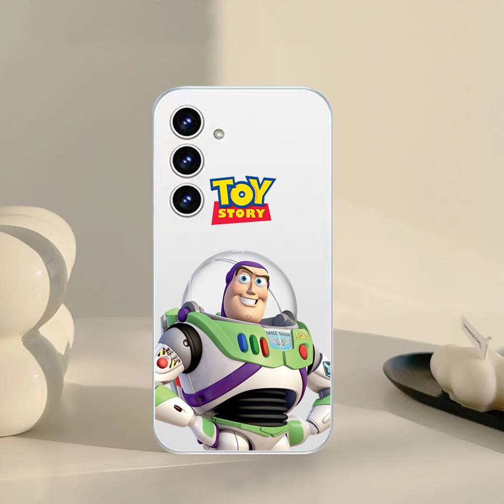 B-Buzz Lightyear Phone Case For Samsung Galaxy S21 S22 S23 S24 S25ULTRA FE Ultra Plus5G A52S Transparent Cover
