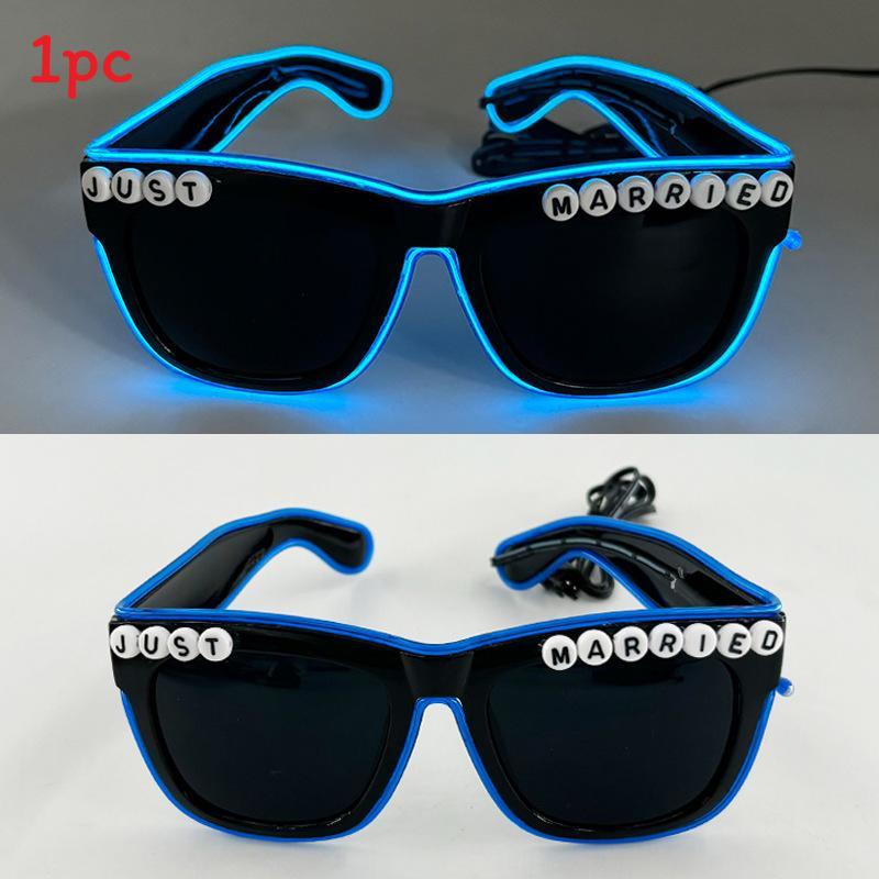 Led Heart Shaped Sunglasses For Women Men Party Fashion Decoratives Midnight Pink Frame