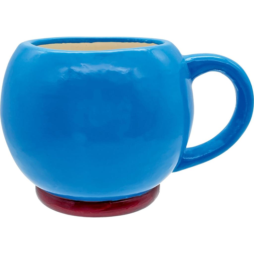 Doraemon Round Face Mug Large 300ml Approx. 13x10cm I'm Doraemon Blue Coffee Cup Tableware Anime Goods Birthday Gift SAN4758