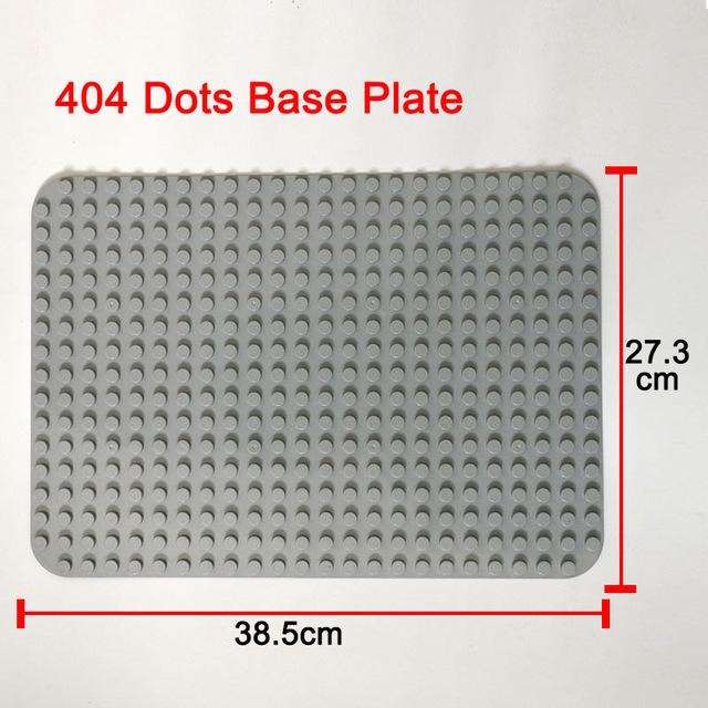 404 Dot Large Size  Baseplate Brick Big Size Plate Building Block Floor Accessories Leduo Particle Compatible Big Animal