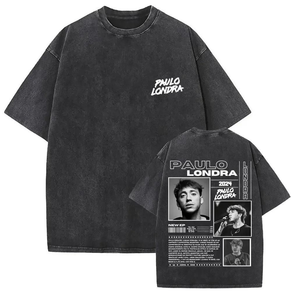 Rapper Paulo Londra Homerun Vintage Washed Cotton T-Shirt Me M