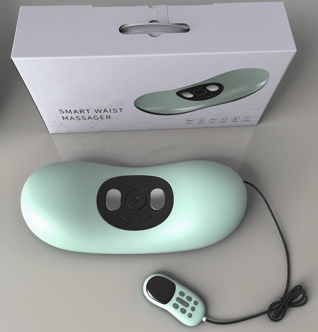 

Электрический массажер для поясничной тракции JAIYORL Регулируемая вибрация Поддержка талии и позвоночника Массажная машина для спины Массажер для талии