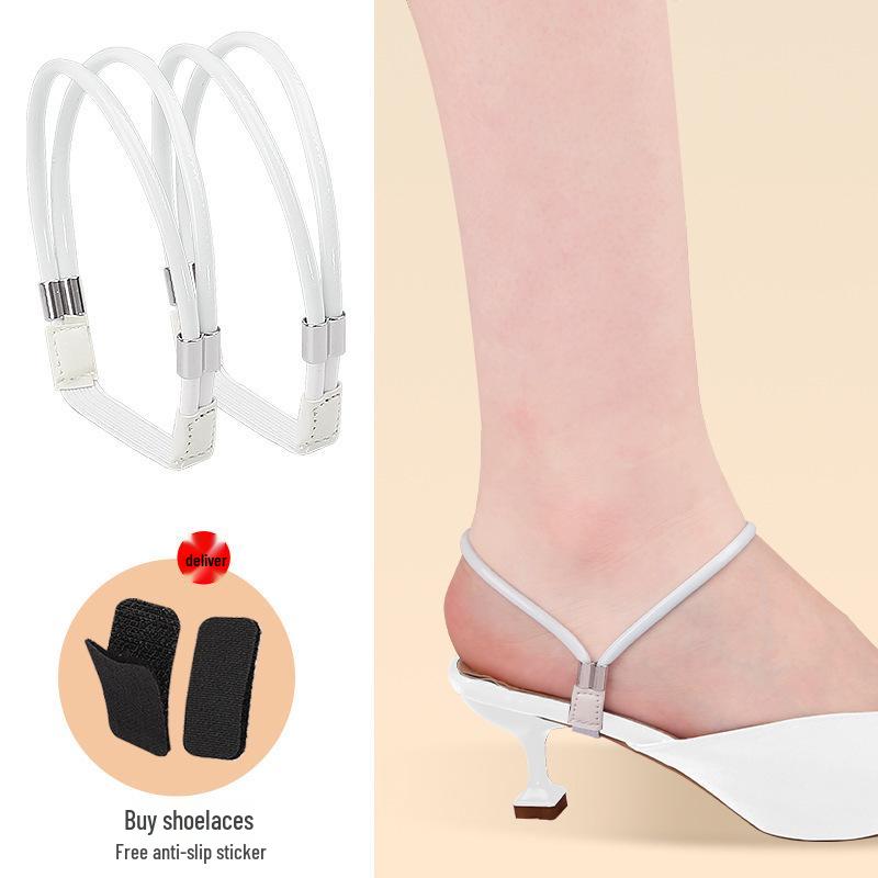 Multicolor Rhinestone Anti-Slip Elastic Heel Strap for High Heels, No Installation Required
