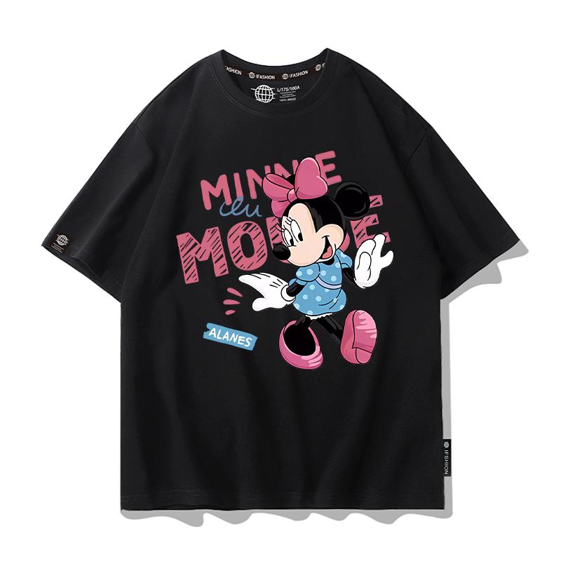 Mouse Anime Shortsleeved Tshirt Unisex Peripheral Clothes Summer Fashion Brand Couple Halfsleeved