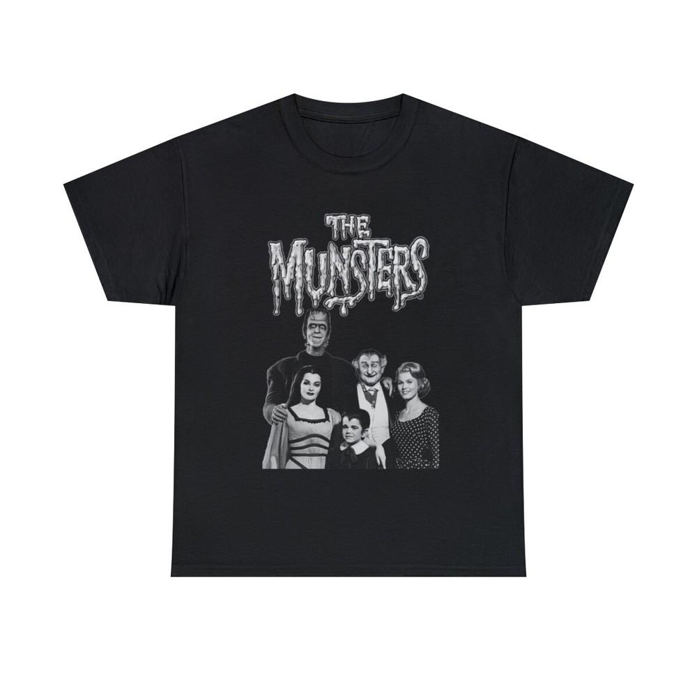 The Munsters Family Unisex Heavy Cotton Tee Unisex T-Shirt L