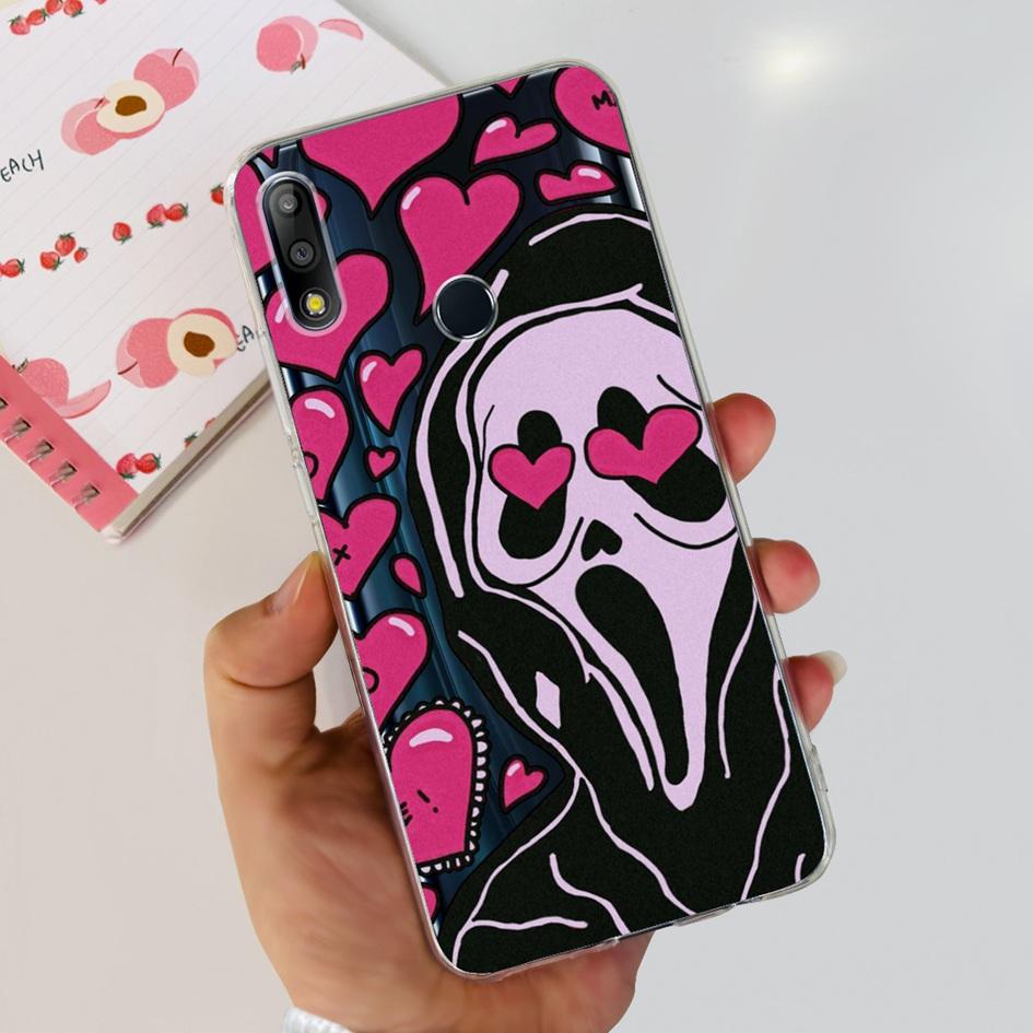 For Asus ZenFone Max Pro M2 Case ZB631KL ZB633KL Luxury Marble Bumper Soft Clear Silicone Phone Back Cover For Asus X01BDA Capas