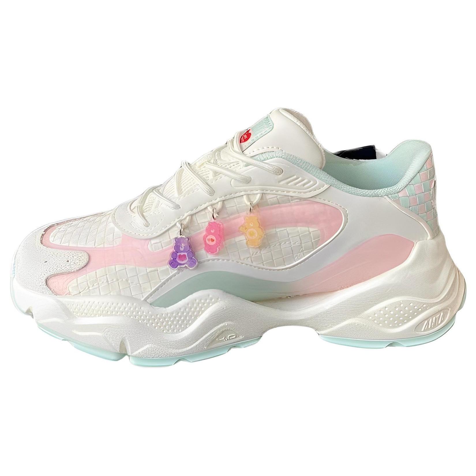 

Новые кроссовки Anta Millennium Bear с амортизацией, противоскользящие и износостойкие, с низким верхом, спортивные, повседневные, женские, бело-розовые 122228890-6 40