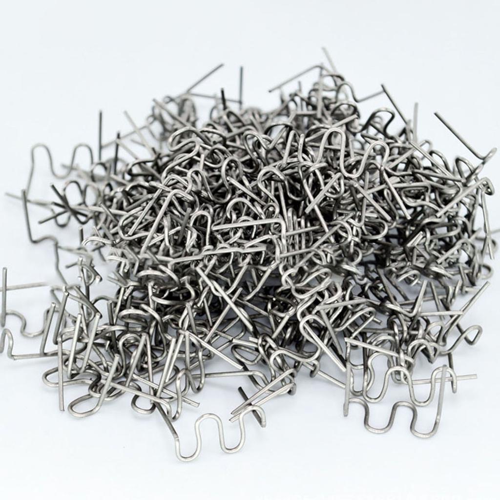 1200PCS Car Bumpers Plastic Repair Welding Nails Wit Box Adequate Hot Staples Welding Wire Repair Nails for Auto