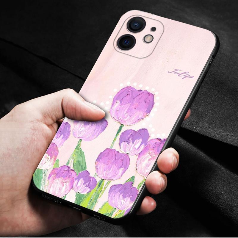 Flower Star Moon Phone Case For iPhone Samsung Galaxy Redmi Xiaomi Oppo OnePlus Note S A 7 8 9 10 11 12 13 14 20 21 22 23 53 54 Pro Max Plus Ultra