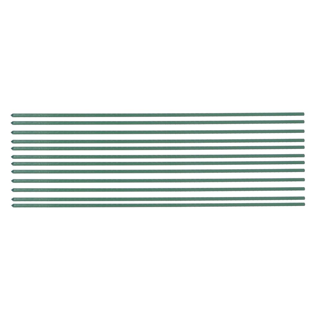 12 Stück Pflanzenkletterstab Kunststoffbeschichtetes Stahlrohr Gartenstütze Gewächshaus Gartenwerkzeug