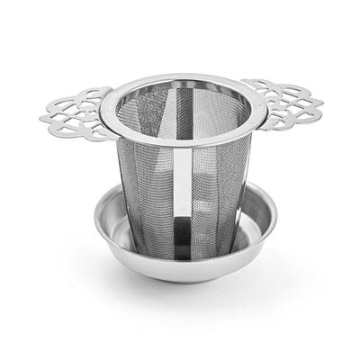 Teavlopp Infuser Sil Rostfritt stål Finmaskigt Korglock med stor kapacitet Dubbelfunktion Kaffefilter för lösa blad Temuggar Tekannor Muggar