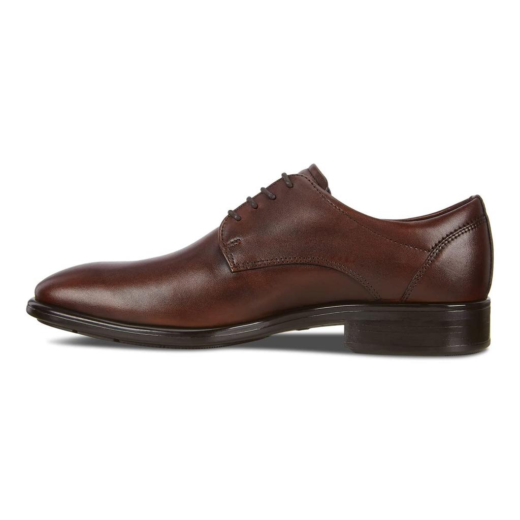 ECCO Herren City Tray Glattleder Kappe Business-Schuhe, Braun, Größe 26,0 cm, 3E