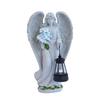 Solar Powered Outdoor Garden Angel Statue With Lantern Decor Yard Patio Villa Lawn Lighting