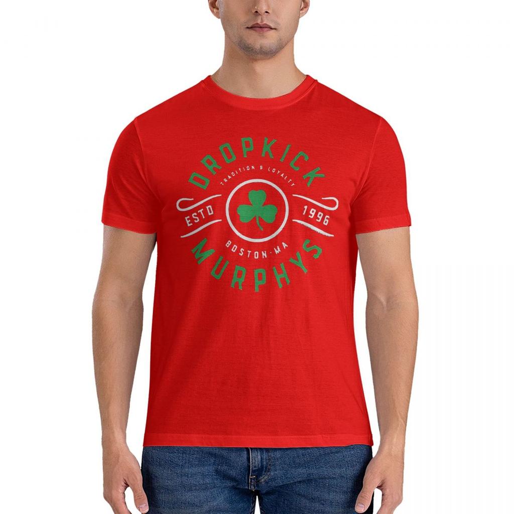 Maglietta da Uomo Rock Band Tempo Libero Puro Cotone T-shirt Manica Corta Dropkick Murphys T-shirt Girocollo Abbigliamento 4XL 5XL