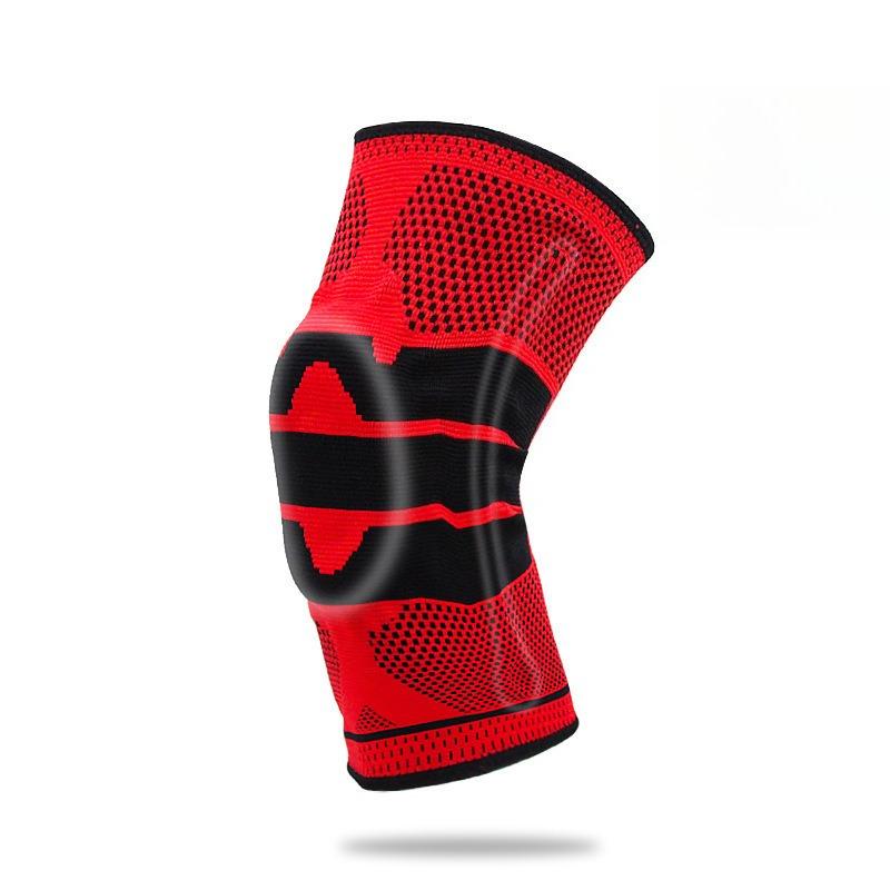 

Sports Knee Protectors Fitness Products Knitted Nylon Running Outdoor Mountaineering Protective Equipment Thin Knee and Leg Protectors s size (single) красный