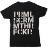 Men's Primal Scream Muthafucka T-shirt X-Small Black
