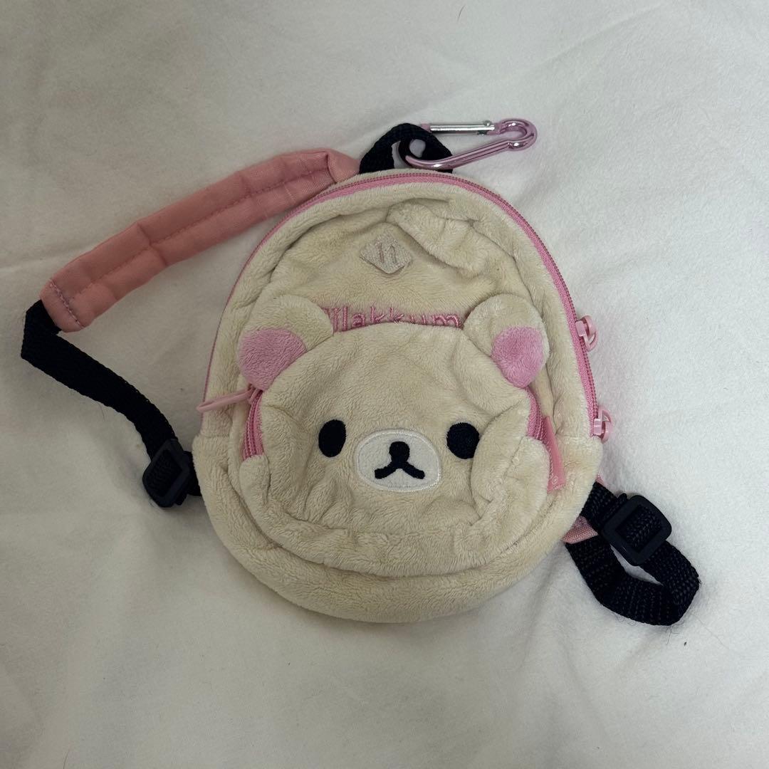 Korilakkuma Plush Backpack Pouch Mini Pouch San-X