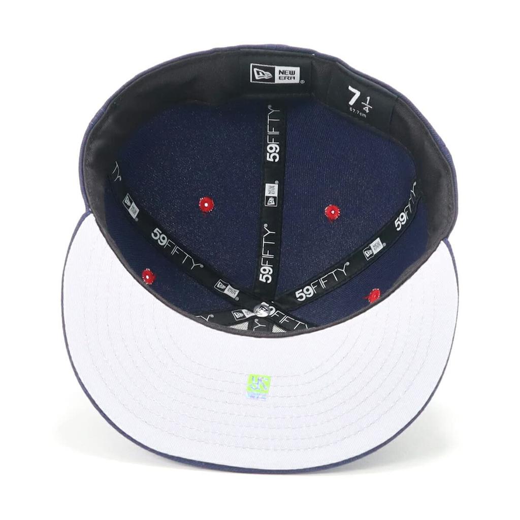 Japanese Professional Yakult Size 7 5950 NPB YAKSWACL NAVY SCARLET 25J [New Era] Cap, Baseball, Swallows, 5/8,