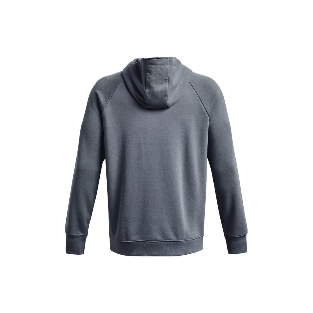 Under Armour Solid Color Hoodie Men Tops Grey 1378598-002