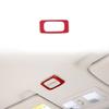 Red Carbon Overhead Roof Microphone Trim Sticker For Nissan Frontier -2024
