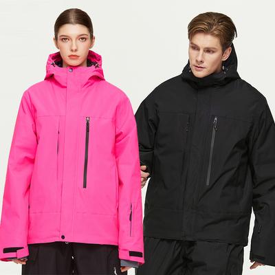 Hooded Ski Jackets for Men and Women Outdoor Winter Warm Snowboarding Jacket Waterproof Windproof Skiing Jacket Unisex Breathable Insulated Snow Coat
