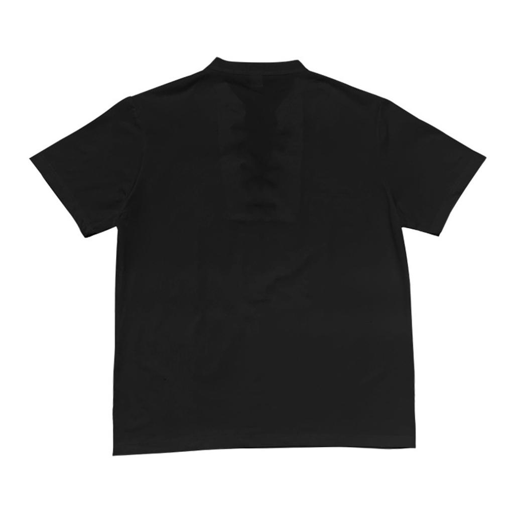 Men's Solid Color Drawstring Short Sleeve T-Shirt Men's Casual Stand Collar Shirt