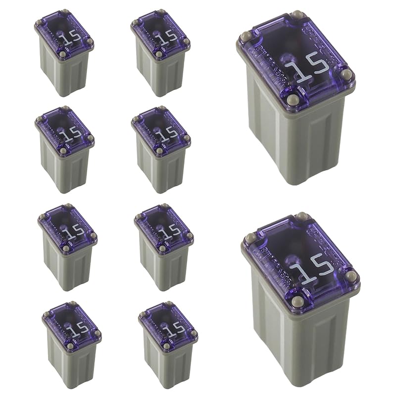 15A 20A 25A 30A 40A 32V FMM MCASE Micro Cartridge Fuses Low-Profile Fuses Kit(Pack of 10pcs)