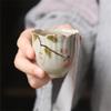 Hand-painted Ceramic Flower Teacup