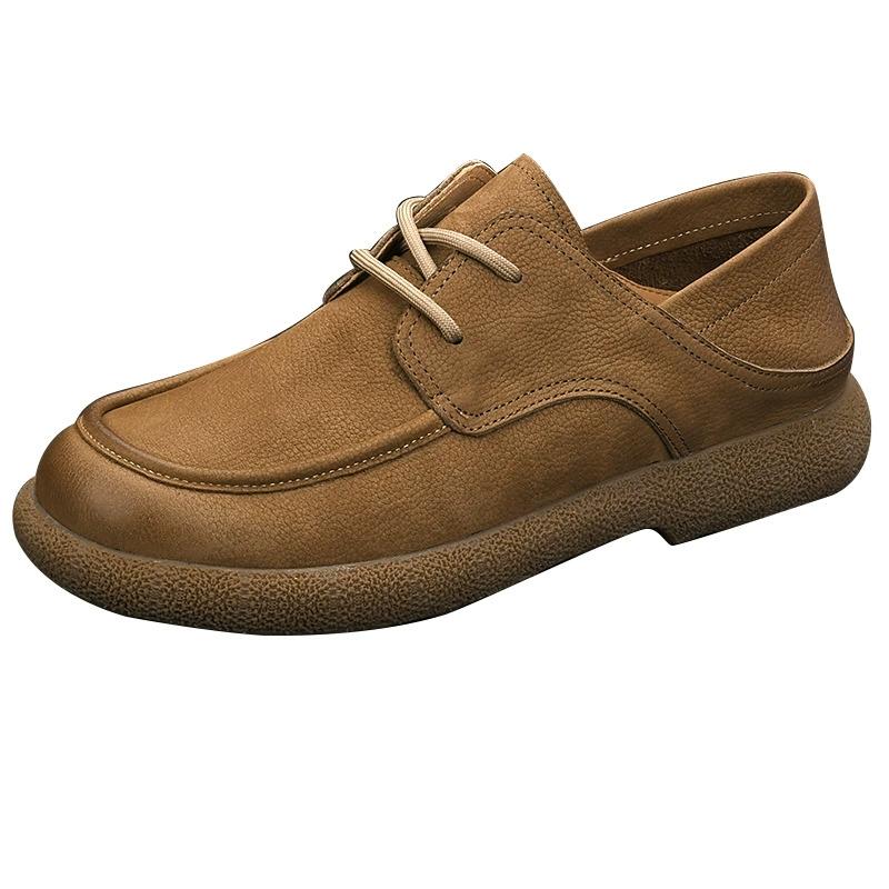 Fashion Durable Men's Lace Up Genuine Leather Casual Shoes Male Comfortable Sneakers Tenis Masculino Zapatos Hombre