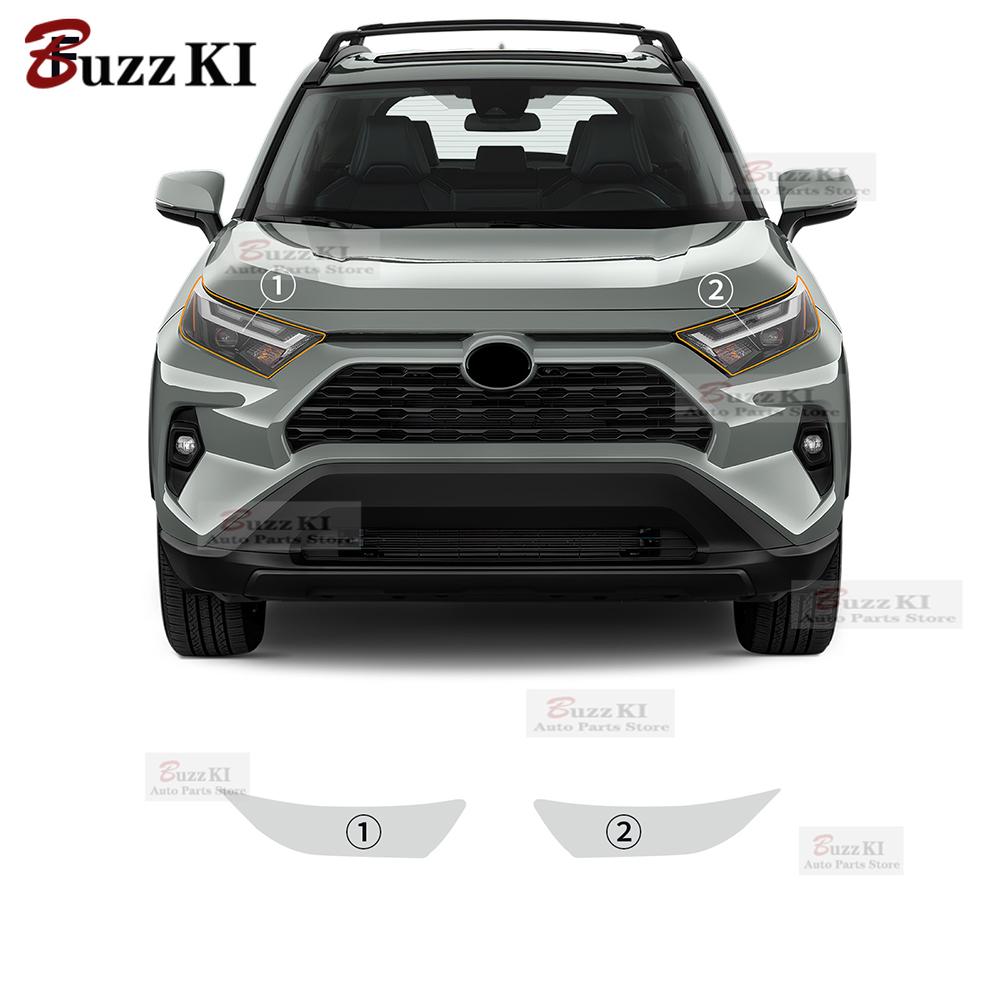 Para Toyota RAV4 Híbrido XA50 -2024 Protección Película Transparente Antiarañazos para Coche Faro Delantero Espejo Retrovisor Pegatina Transparente de TPU