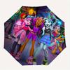 1pc Monster High, Halloween Themed High-quality Umbrella,Automatic Opening and Closing Umbrella,Multi-functional Umbrella G0811401