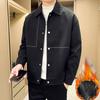 Autumn Coat Men's Short Lapel Jacket Men's Trend High-end Casual Autumn and Winter Top