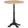 VidaXL Bistro Table Ø60x76 Cm Raw Mango Wood