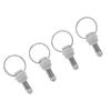 4Pcs Ball Lock Keg Pressure Relief Valve Stainless Steel Keg Lid Pressure Relief Valve Home Beer