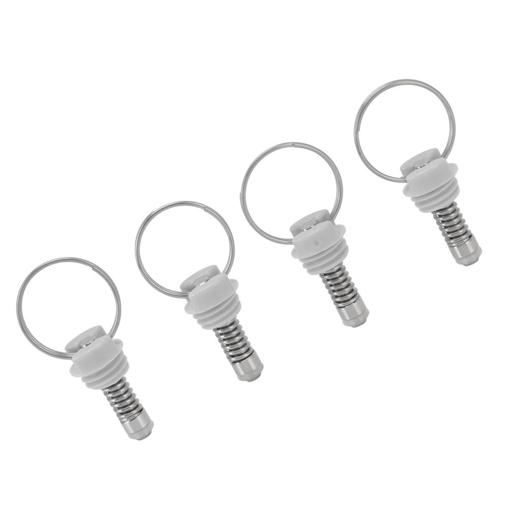 4Pcs Ball Lock Keg Pressure Relief Valve Stainless Steel Keg Lid Pressure Relief Valve Home Beer