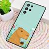 Cute Cartoon Capybara Phone Case for Samsung Galaxy Note 10 Pro S26 Ultra S23 S24 FE S25 S21 S22 PLUS Shockproof Cove